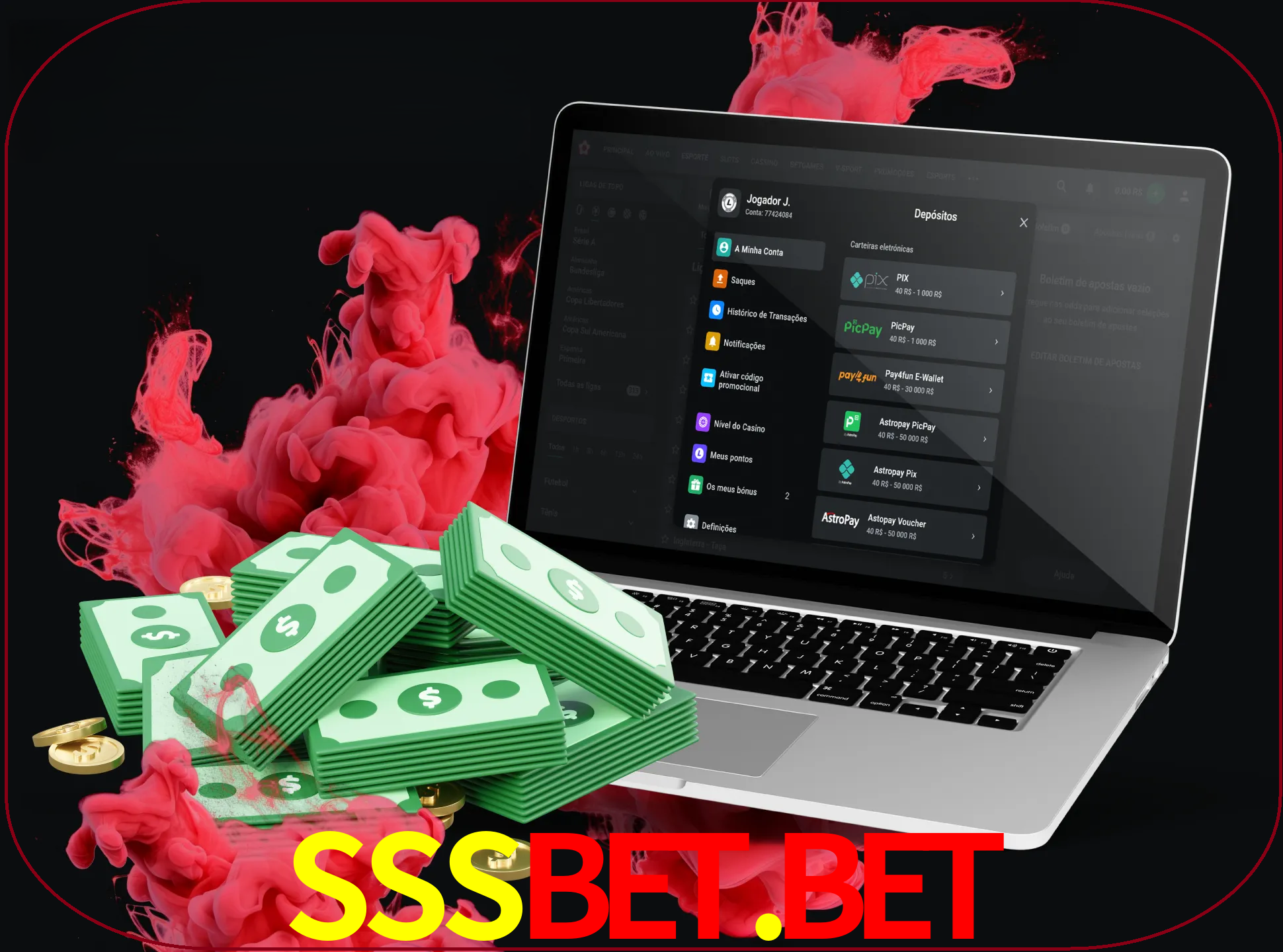 Para efetuar um depósito na sua conta sssbet, basta escolher o método de depósito e especificar o montante.