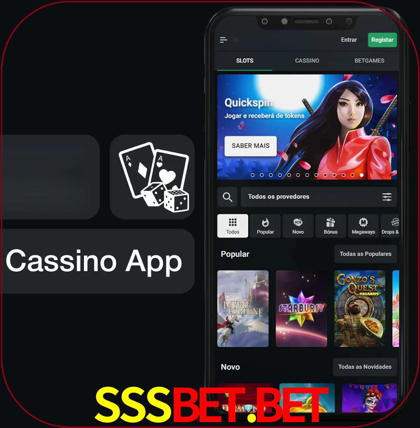 Jogue jogos de cassino e ganhe.
