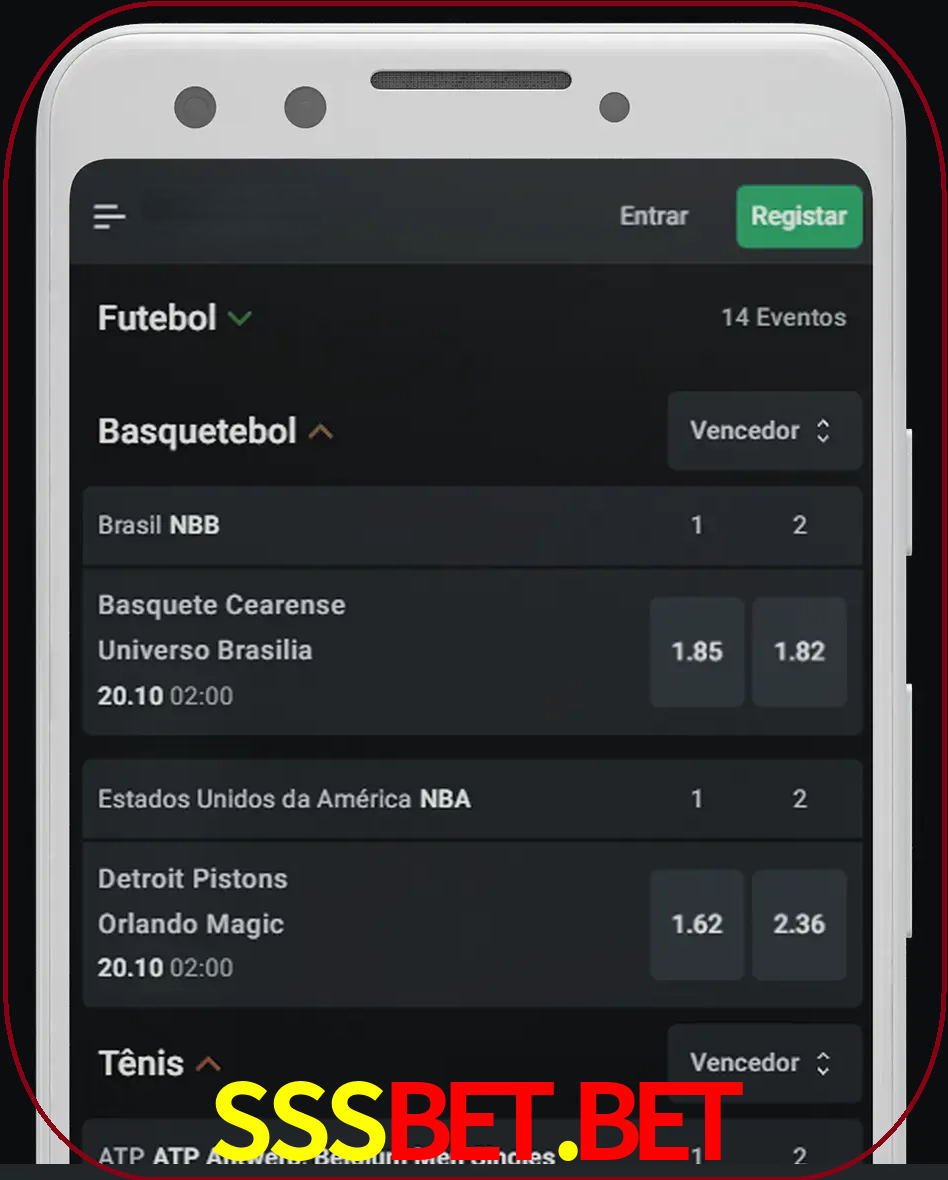 Aposte e assista aos esportes em formato ao vivo.