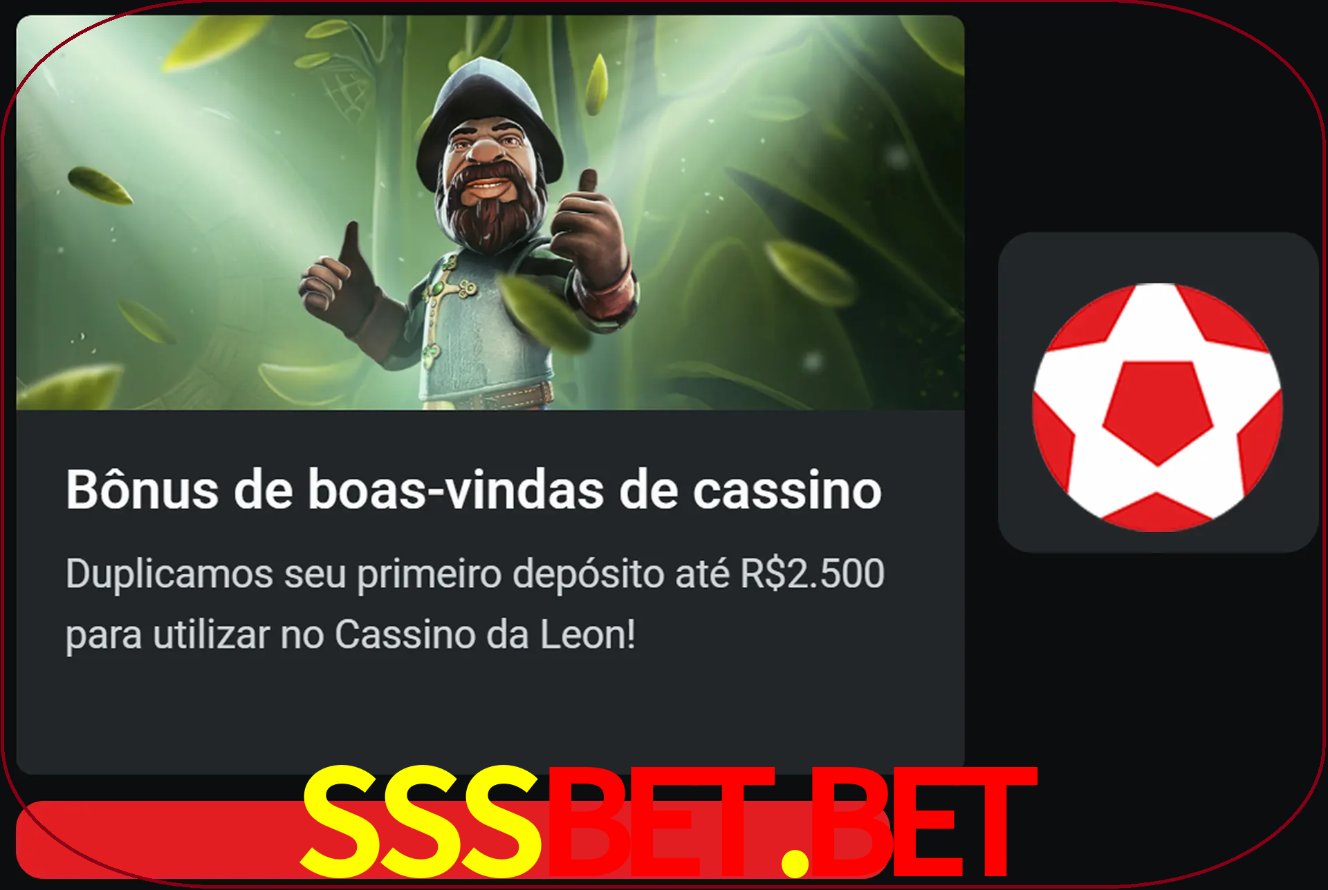 Receba seu dinheiro do bônus de boas-vindas após o primeiro depósito.
